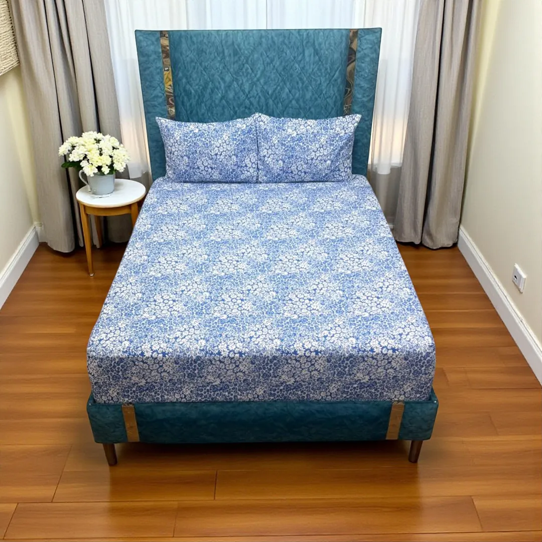 Blue Beauty Bed Sheet