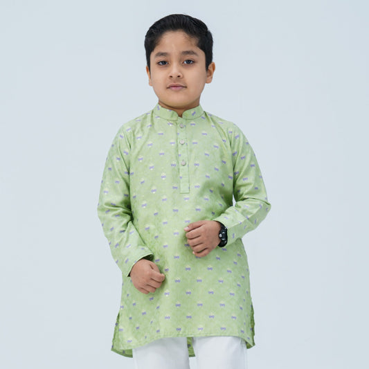 Boy's Cotton Green Panjabi